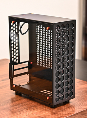 CAPTAIN CASE V9船长全铝定制FLEX电源小机箱支持双槽半高PCI