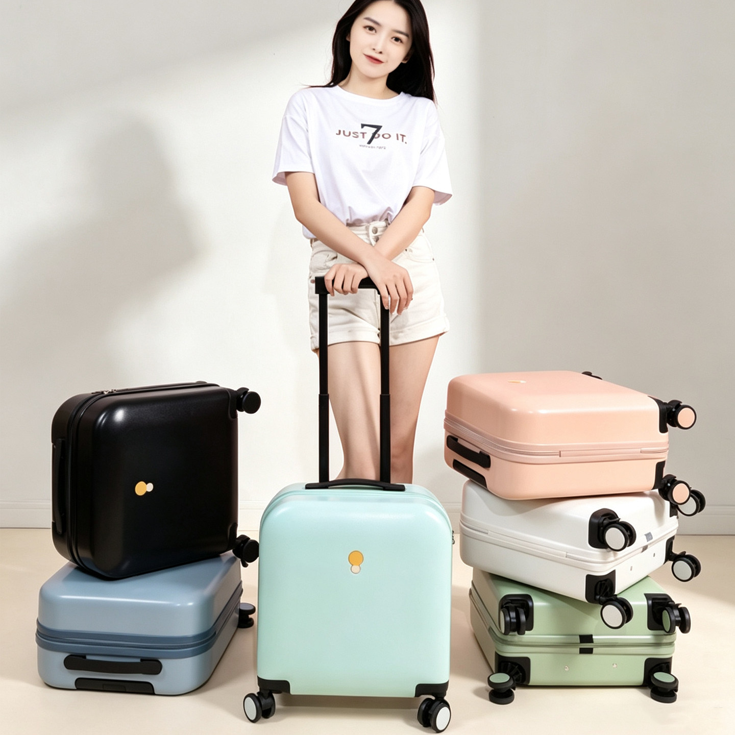 18寸女士小型轻便20寸登机拉杆箱