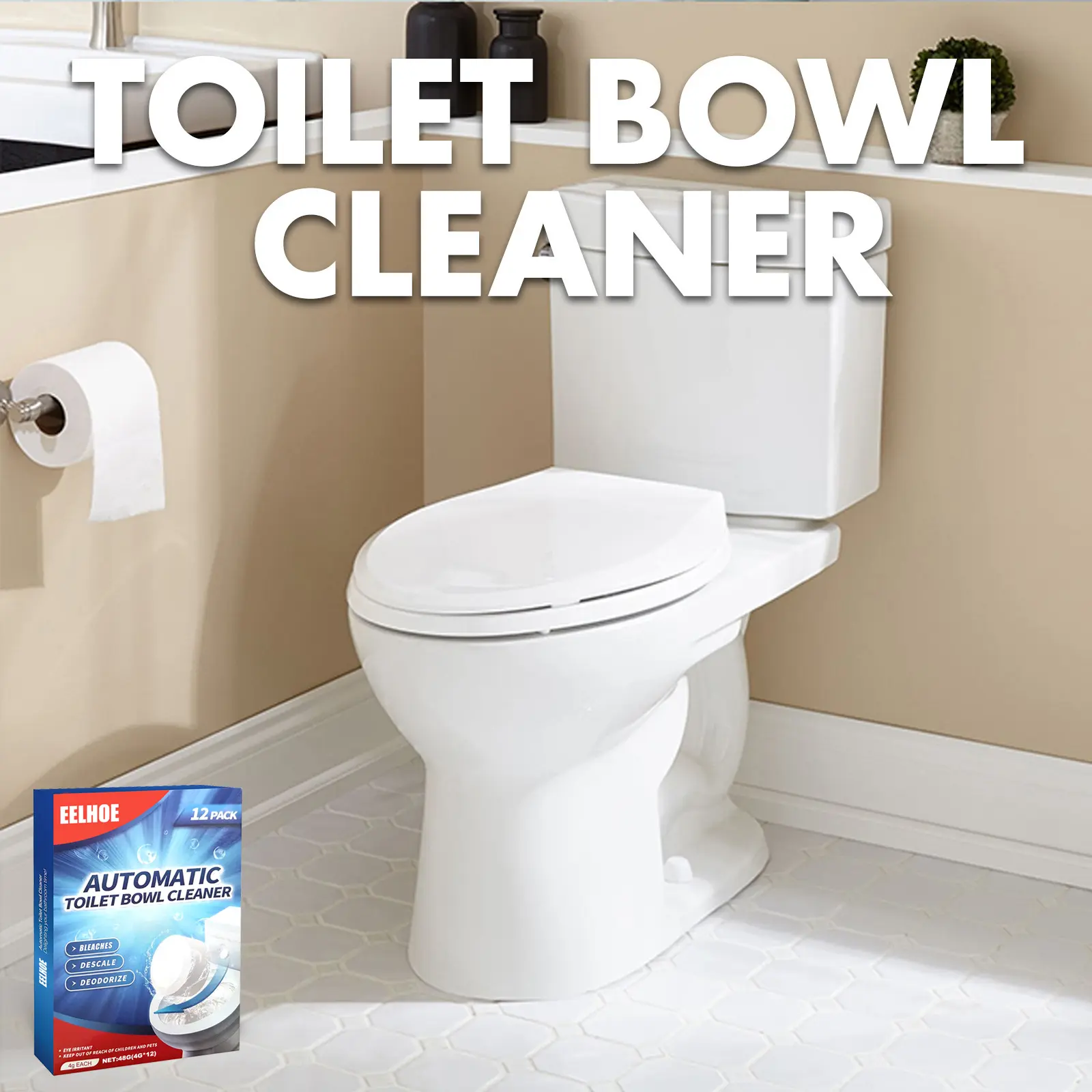 马桶清洁泡腾片卫生间厕所除垢