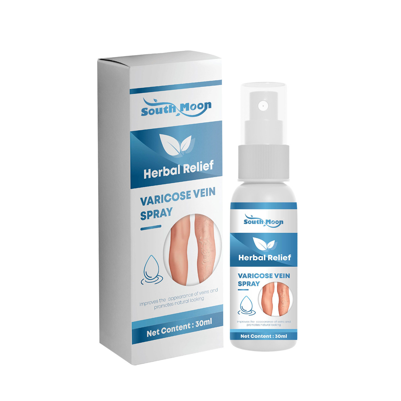 Leg care spray protects leg skin discomfort massages and moi