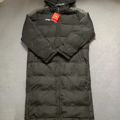 5X6X李宁男款长款棉服篮球