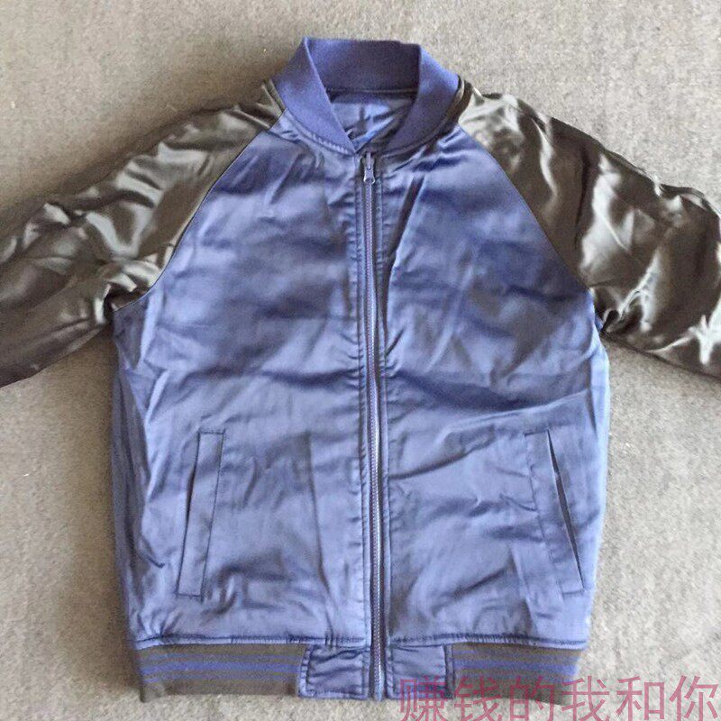 李宁lng正品男款棉服 双面穿夹克飞行服保暖立领棒球外套ajmn015