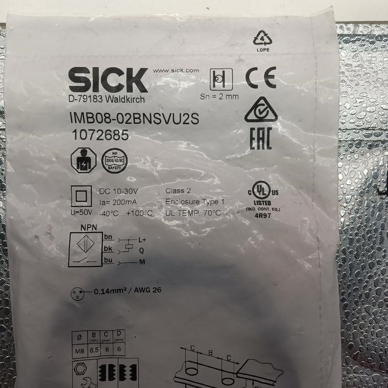 全新原装西克传感器IMB08-02BNSVU2S工程剩余一个议价