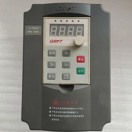 GDB3000-7变频器,380V0.75kw功能正常,议价