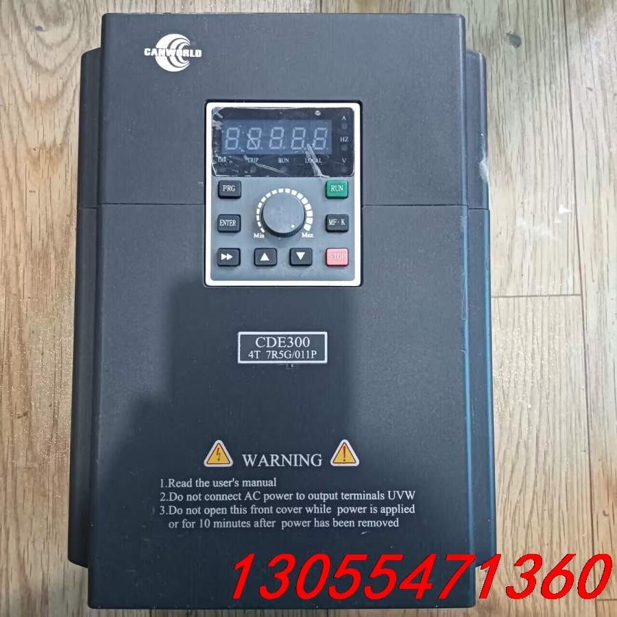 议价拆机原装康沃变频器CDE300-4T7R5G/011P 7.