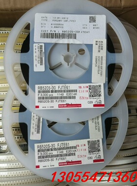 议价ROHM罗姆 RB520S-30 丝印B 肖特基二极管 一盘