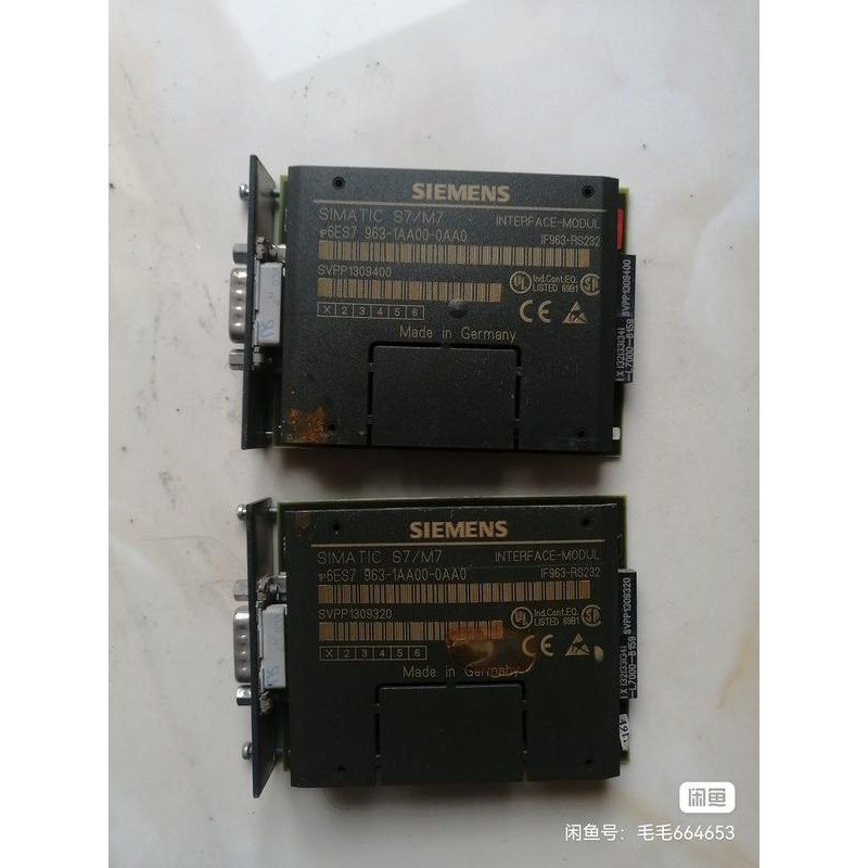 6ES7 963-1AA00拆机二手西门子400plc模块议价