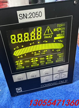 议价二手拆机莱宝真空控制器COMBIVAC CM 31成色如图，