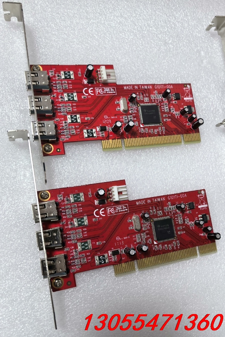 议价台湾UT100 扩充卡 G101TI—00A 1394A采集