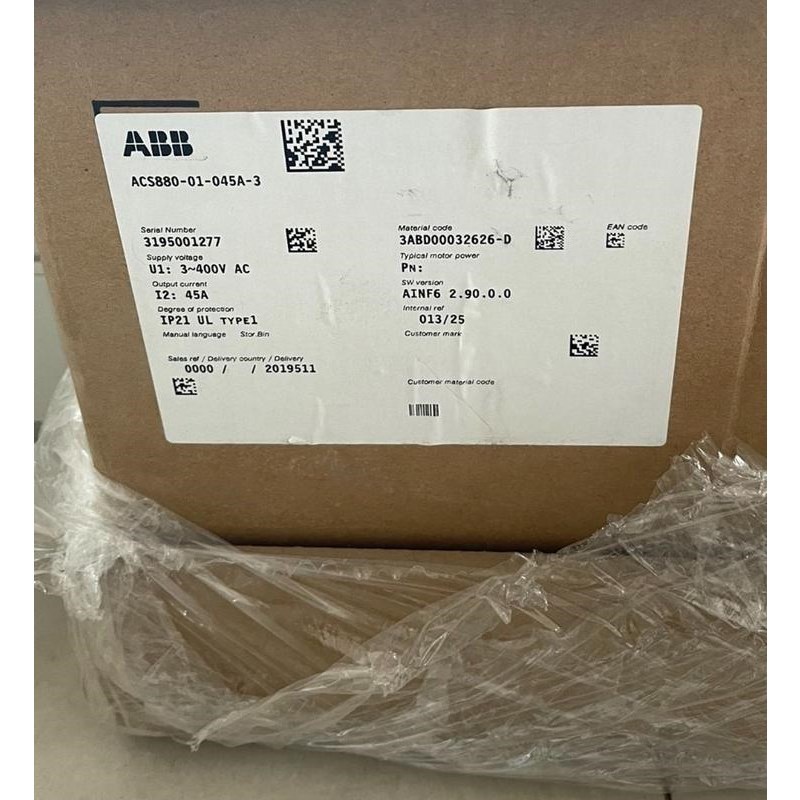 ABB变频器ACS880-01-045A-3全新原装正品议价