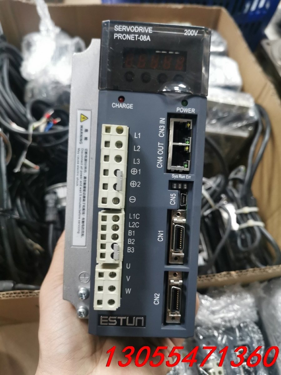 议价艾斯顿750W伺服电机，驱动型号：PR0NET-08AEG-