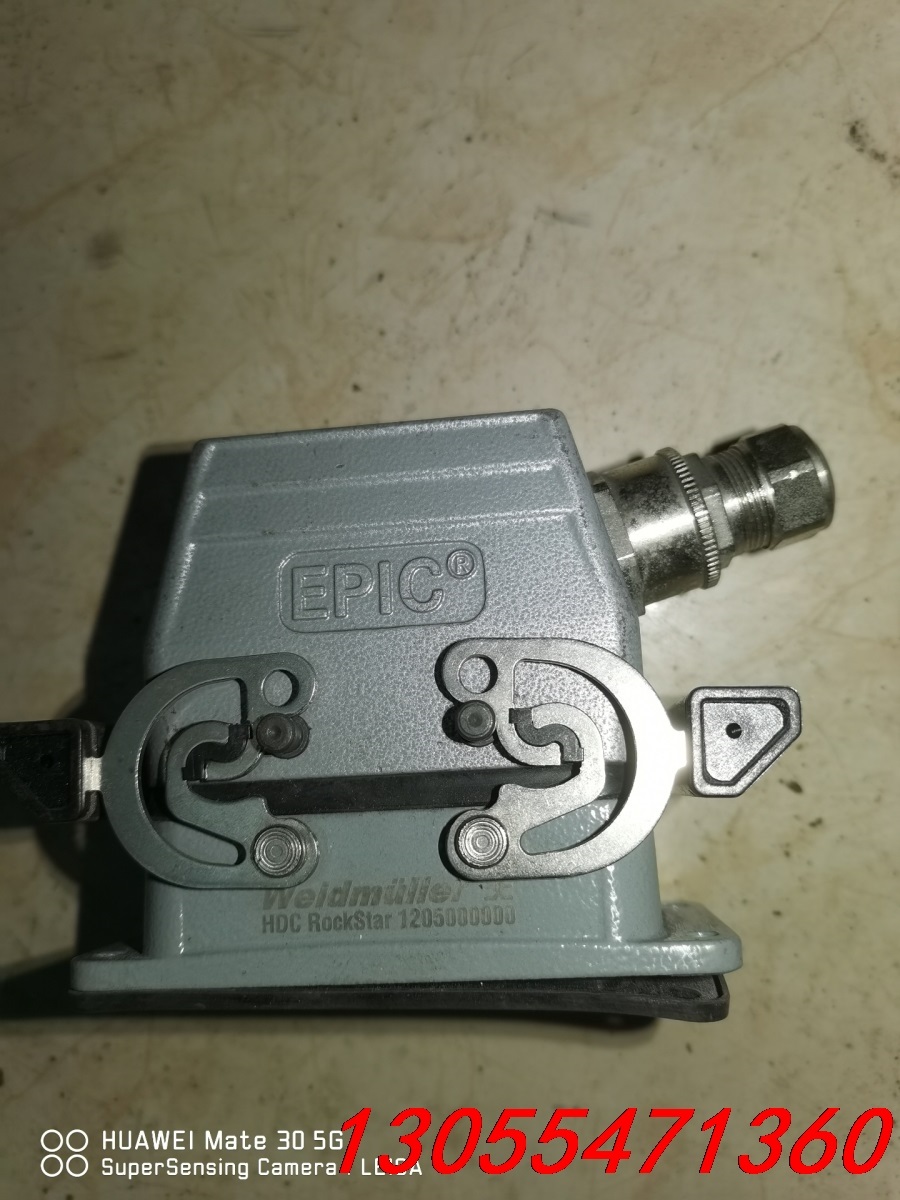 议价拆机EPIC成色漂亮重载型航空插头带底座weldmuller