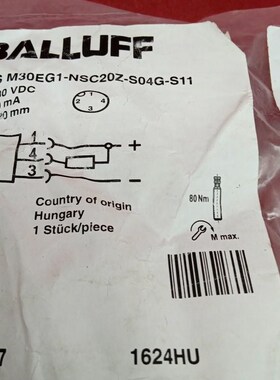 全新原装正品巴鲁夫传感器BES M30EG1-NSC20Z-议价