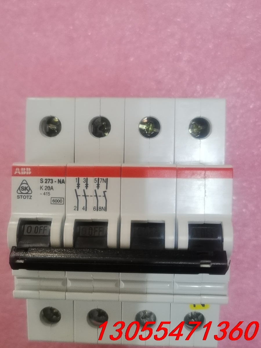 议价ABB  S273-MAK20    4P20A微型断路器，
