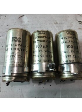TCC电容  200uf  100uf  350v 标为单价议价