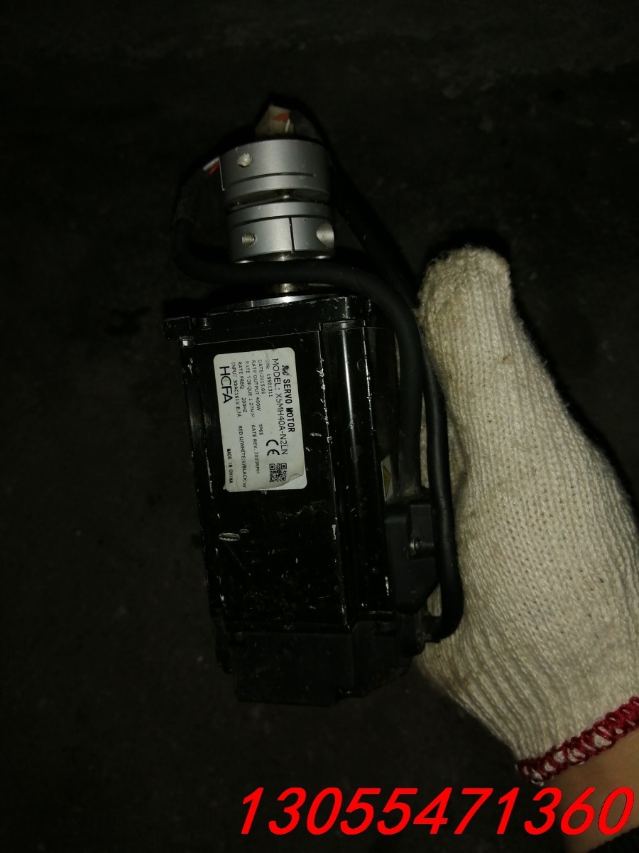 议价HCFA禾川 400w伺服电机，X5MH40A-N2LN，拆