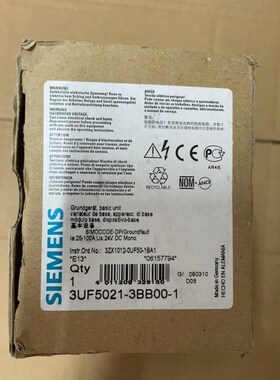 西门子电机保护器 3UF5021-3BB00-1 全新正品议价