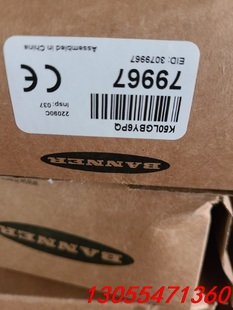 议价邦纳 O美国BANN K50LGBY6PQ半球形三色指示灯I