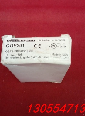 议价全新原装正品易福门传感器OGP281工程剩余三个