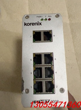 议价科洛理思工业交换机JETNET3008，拆机件，有一处划痕，