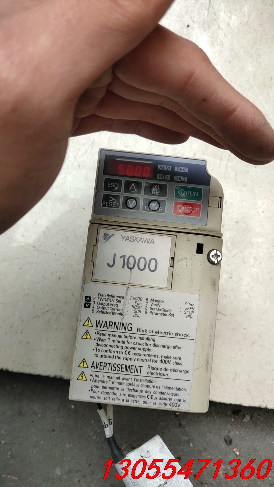 议价安川变频器0.25kw，CIMR-JCBA0002BAA，实