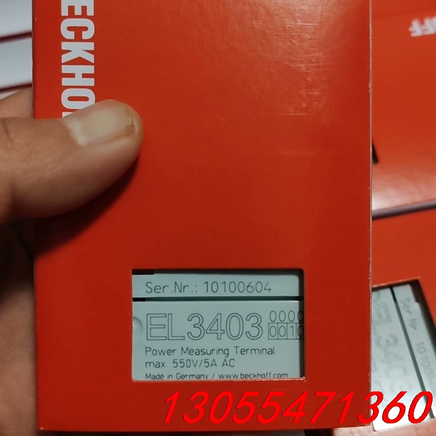 议价EL3403-0010 德国BECKHOFF倍福模块功能包好