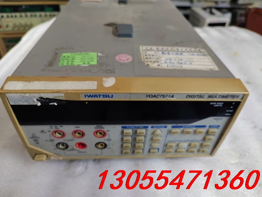 议价日本岩崎VOAC7521A台式数字万用表，五位半台式万用表，