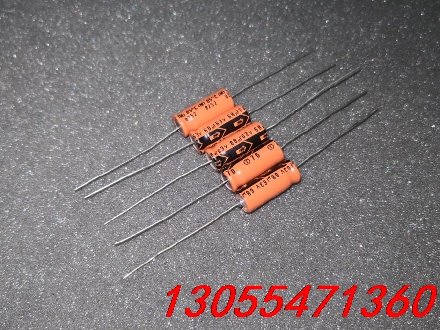 议价全新 进口 古董思碧 SPRAGUE 63V 68UF 轴向