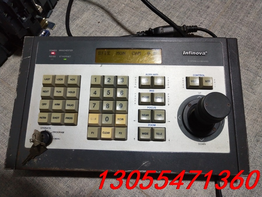 议价英飞拓Infiova V2116X矩阵主控键盘、拆机的成色如