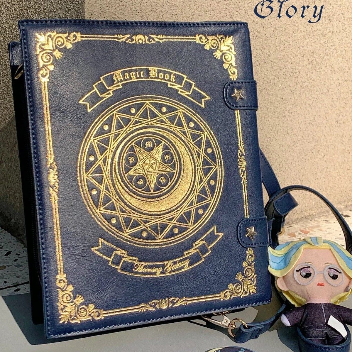 二次元契约魔法书痛包日常百搭透明单肩斜挎女包大容量学生包包