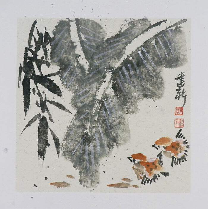名人字画书画手绘客厅装饰画新品I042514郭建新国画花鸟画小品