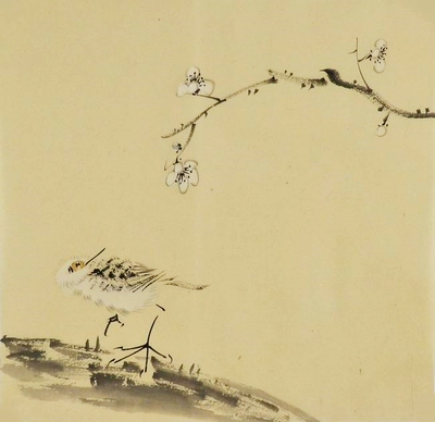 国画手绘花鸟画水墨画装饰画客厅