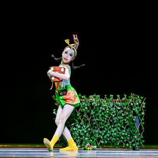 《等一朵花开的时间》 中国舞(独舞)女童舞蹈服装定制表演服装