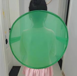 《采茶姑娘》舞台演出道具绿色圆形表演道具定制