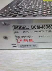 新星DC-DC电源DCM-48D60S5 输入40V-60V 输出5V12A 正品假一赔十