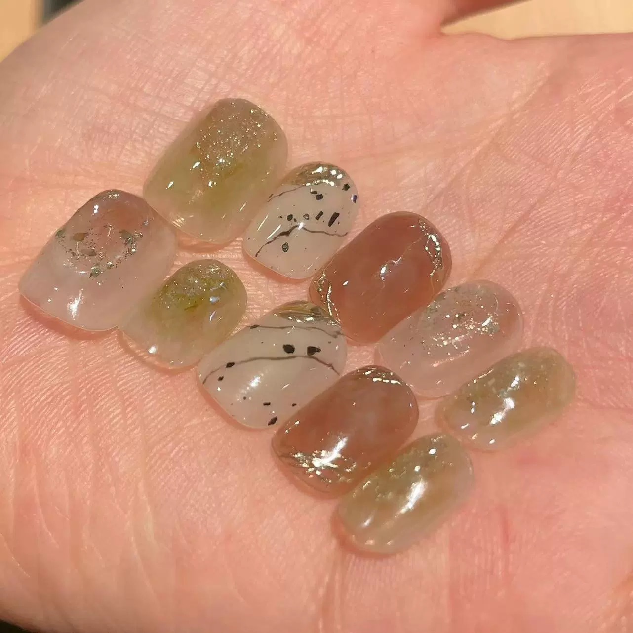 穿戴甲纯手工制作美甲甲片