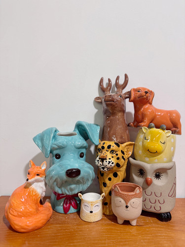 外贸孤品 动物系列花盆、花瓶、多肉花盆、储物桶、笔筒