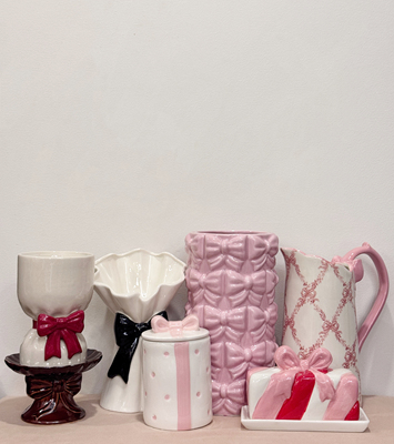 外贸孤品 蝴蝶结系列花瓶、储物、收纳、花盆、摆件、储物罐