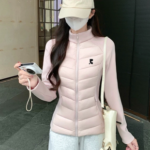 韩国restandrecreation轻薄运动棉服女秋冬保暖防风百搭外套女