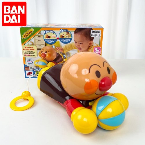 日本面包超人发条学爬车婴儿玩具
