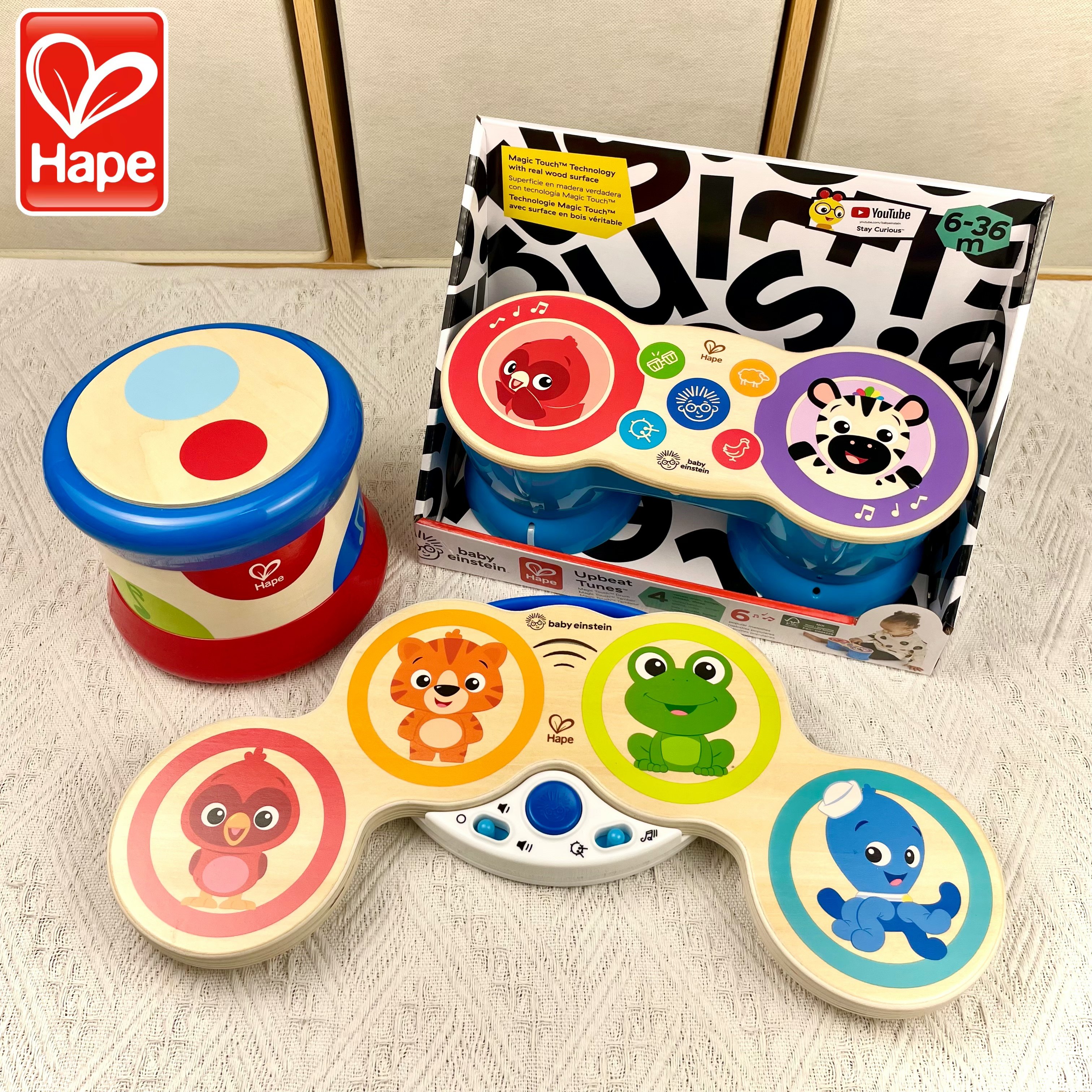 Hape智能触感多功能电子鼓宝宝手拍鼓婴儿童益智玩具音乐鼓1岁6月,玩具/童车/益智/积木/模型,其它早教玩具类,淘宝优惠券,粉丝福利购,淘宝优惠卷