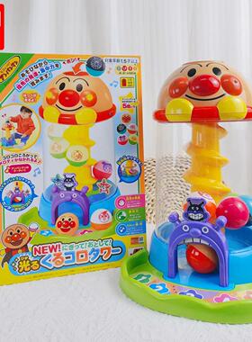 日本面包超人音乐滚球宝宝转转乐轨道球滚滚乐儿童婴儿早教玩具