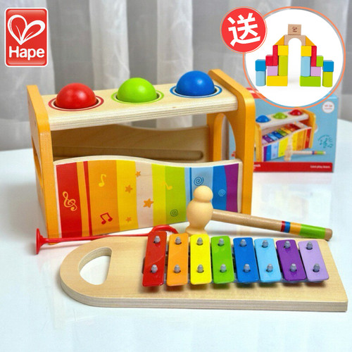 Hape手敲琴12个月婴儿益智玩具