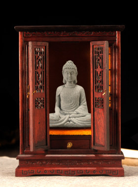 dingyao佛龛仿古工艺品红木