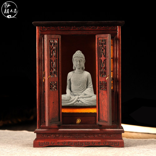 dingyao佛龛仿古工艺品红木