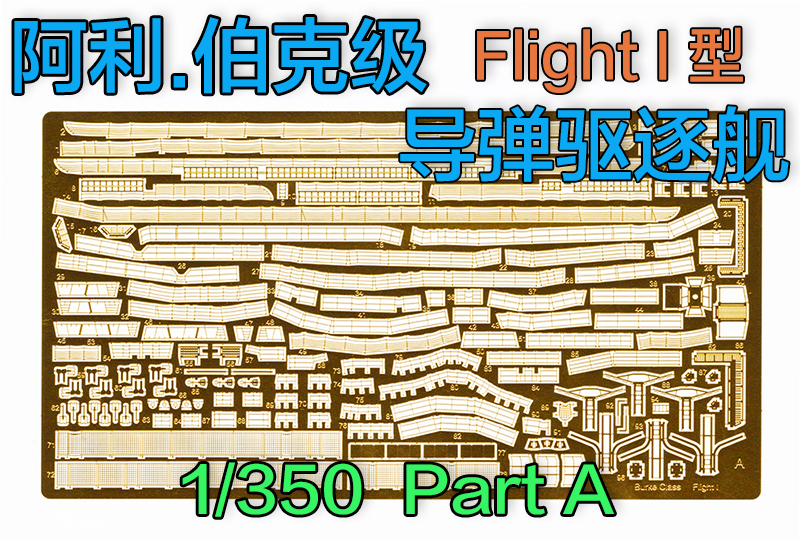 1350比例模型阿利伯克配号手
