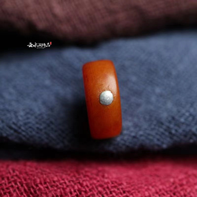 文玩隔片加厚牛骨镶嵌隔珠子配饰