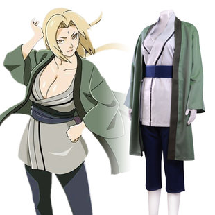 纲手婆婆cosplay服装 动漫忍者cos服 万圣节角色表演服现货