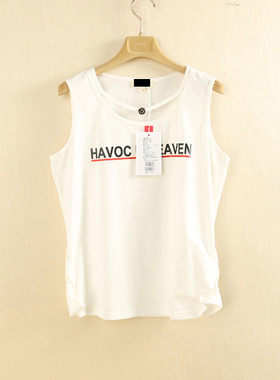 [芊]兰米特卖夏正品大码加大码时尚宽松T恤W72B15064