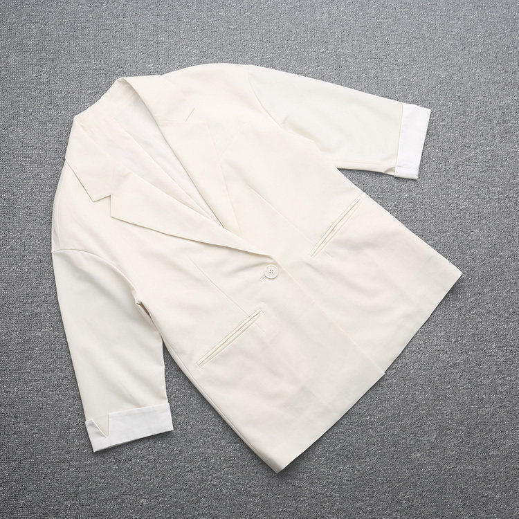 米特卖秋季bf宽松一粒休闲西服